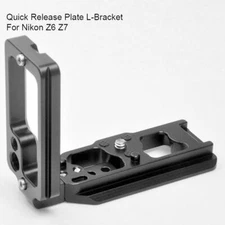 Alumi L Plate Bracket Holder Vertical Hand Grip for Nikon Z5 Z6 Z7 Z6II Z7II