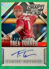 2014 Panini Prizm Draft Picks Prospect Signatures Prizms #13 Trea Turner Auto