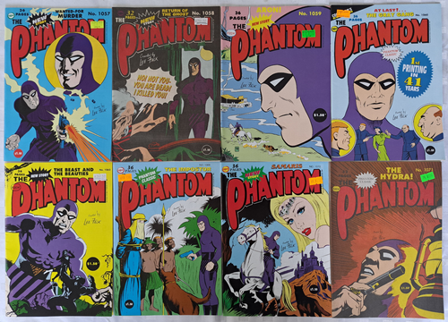 8 Australian Phantom Comics - 1000 Series Frew 1994 "Free Worldwide Shipping" 7