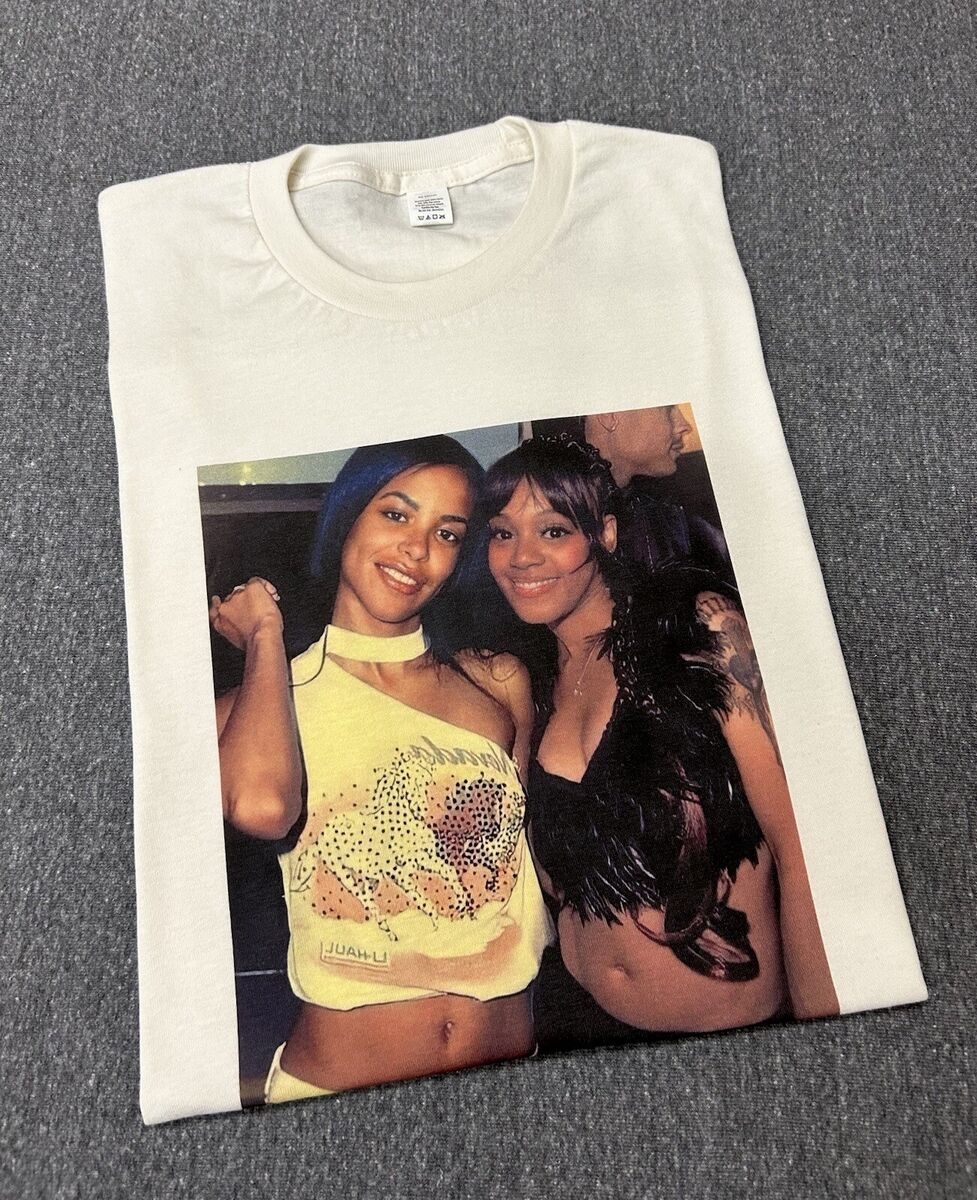 Aaliyah T-shirt Lisa Left Eye T Shirt Vintage 90's R&B T Aaliyah T-shirt Lisa Left Eye T Shirt Vintage 90's R&B T