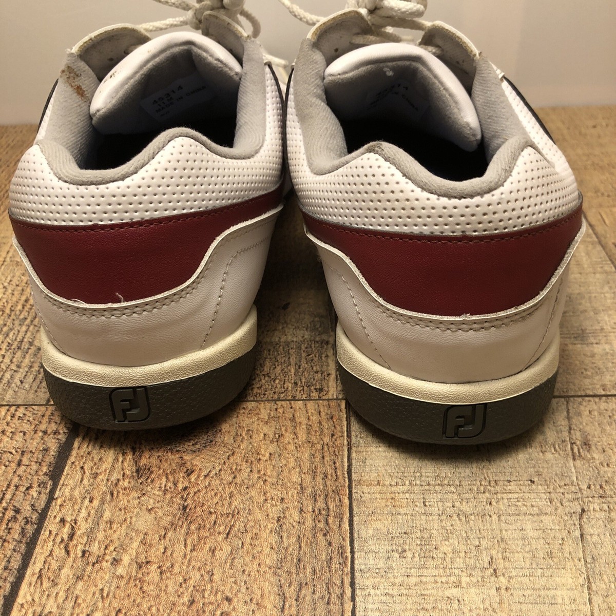 FootJoy FJ 45314 Spikeless Superlite White Golf Shoes Cleats US
