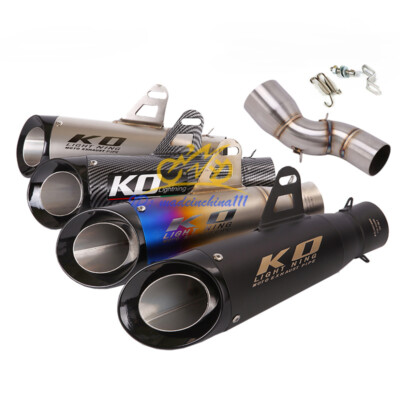 For Honda CBR1000RR 2017-2020 Mid Link Pipe Slip On 51mm Exhaust Muffler System
