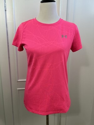 T-shirt Under Armour HeatGear Unisexe Taille Large, Gris, Léger Et Respirant, Occasion Très Bon état