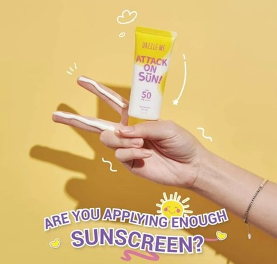 DAZZLE ME Attack On Sun Sunscreen SPF50 PA++++ UV Protect Face & Body （30g）