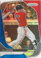 2020 Panini Prizm Yu Chang #171 Red White Blue Prizm SP RC