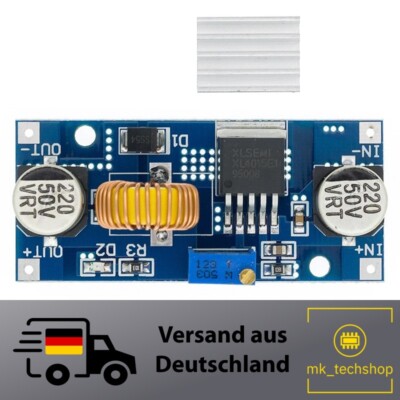 XL4015 Step-Down Modul Spannungsregler DC-DC 4-36V auf 1.25-32V 5A