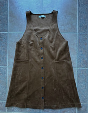 LOFT Suede Front buttons Dress Size L