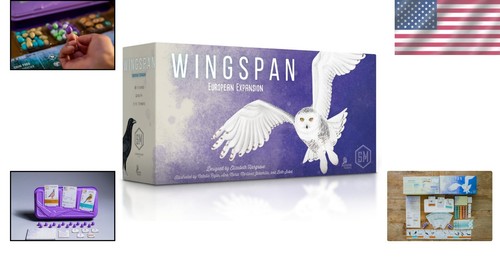 Wingspan European Expansion: 81 Beautiful New Birds & Components for 1-5 Players - Picture 2 of 10