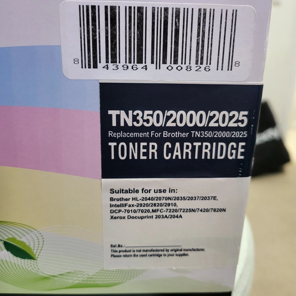 Cartucho de tóner Brother Intellifax DCP MFC Xerox Foto 3 de 4