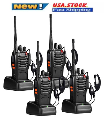 Radios De Comunicacion Inalambricos De Bateria Recargable Woki Tokis Juego De 4