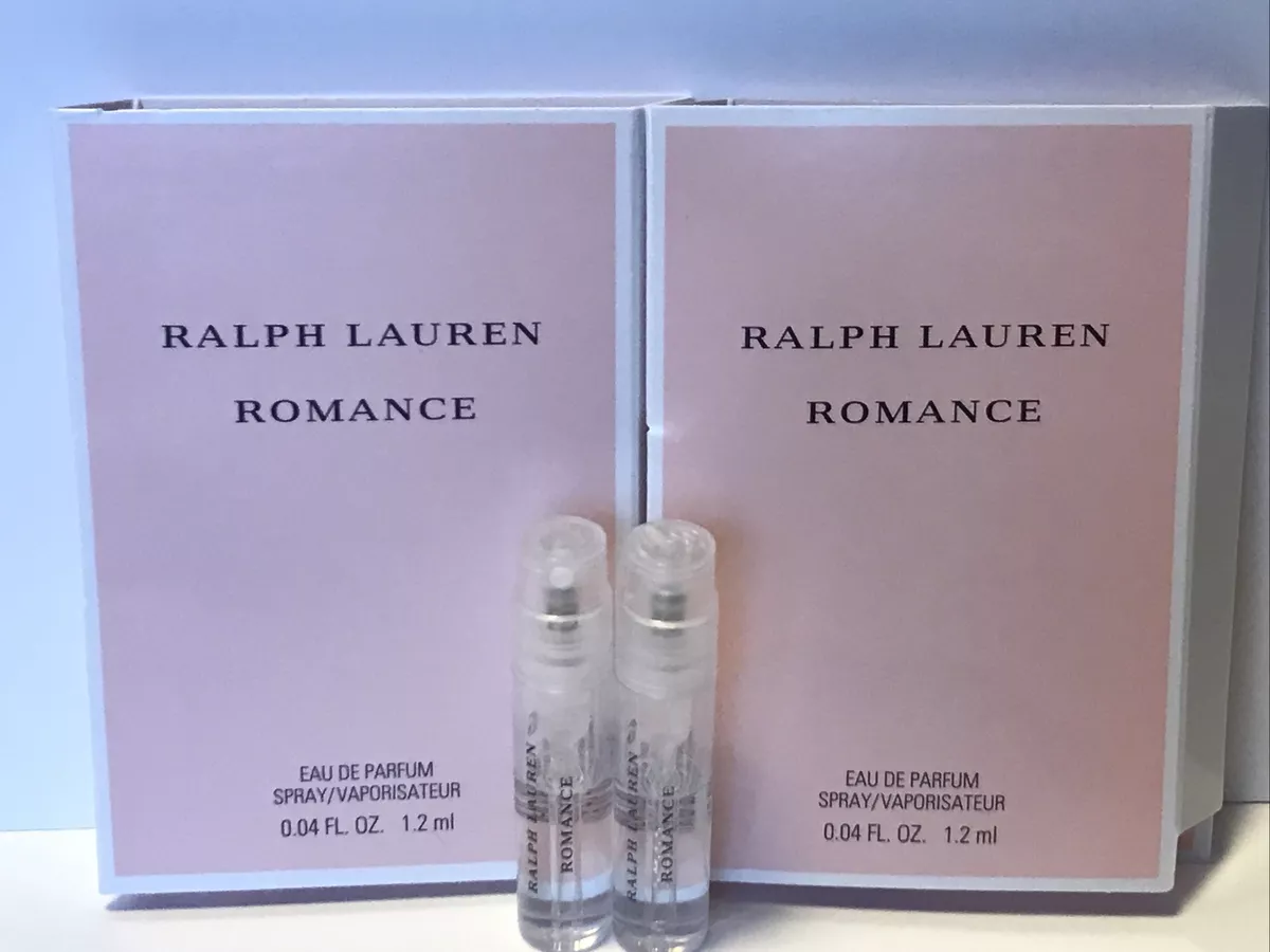 ROMANCE by Ralph Lauren Eau De Parfum Spray 1 oz And a Mystery Name brand  sample vile