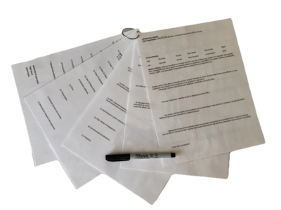 #ad Army Laminated Operations Order OPORD Template Weatherproof OPORD Shell $29.99