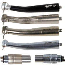 Dental High Speed /E-generator LED/Fiber Optic Handpiece 4/6Hole Coupler Fit NSK