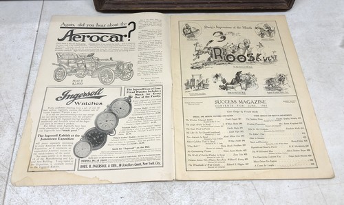 Success Magazin Juni 1907 selten Vintage Oversize Mag F Banks früher Baseball - Bild 7 von 20