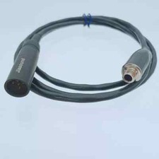 3.5mm 1/8" Locking Jack To TA4M Mini XLR 4Pin Cable For Bodypack Transmitter