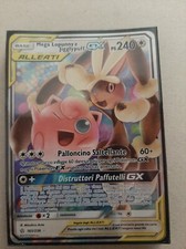 Carta pokemon Mega lopunny e Jigglypuff gx alleati