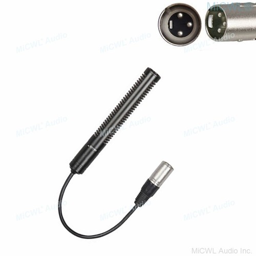 XLR 3Pin Male Interview Microphone For Camera Video DV Zoom Shotgun Camorder - Picture 3 of 4