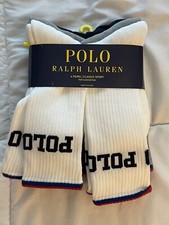 Polo Ralph Lauren Men's Classic Sport Crew Sock 6-Pack 10-13 