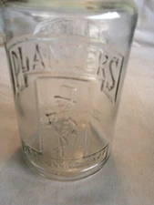 Vintage Planter's Peanut glass jar * commemorative 75th anniversary