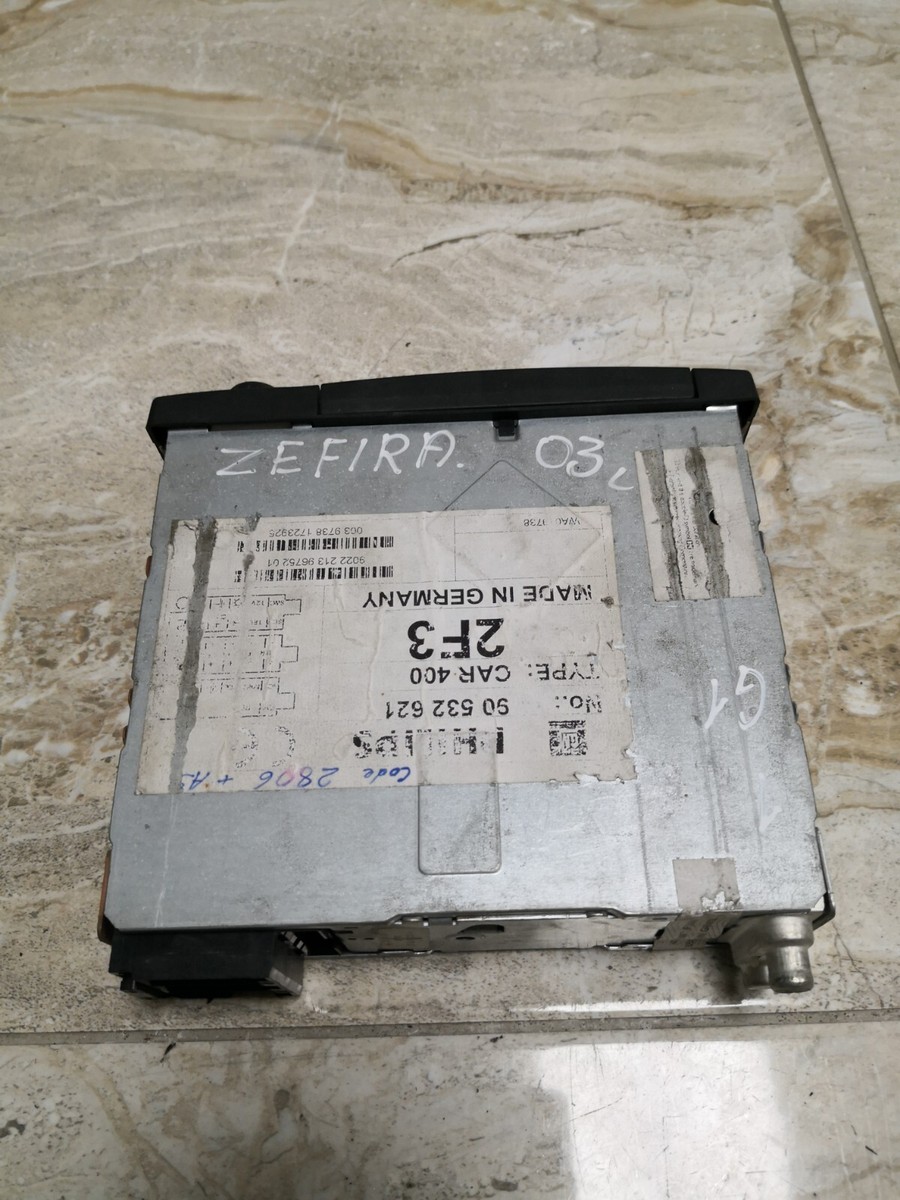 Opel Zafira 2003 /Radio CD GPS player head unit/90532621 | eBay