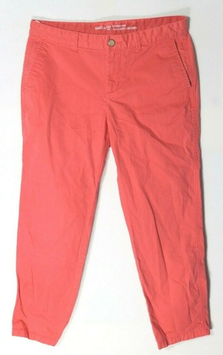 Gap womens capri girlfriend pink pants 