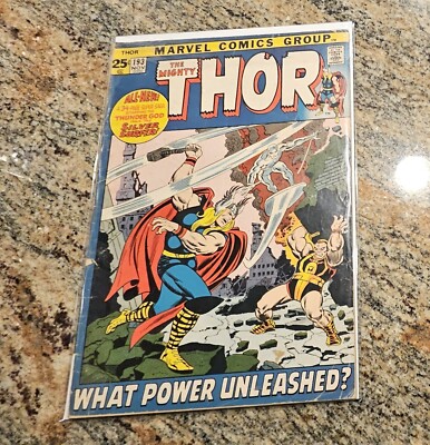 The Mighty Thor #193 (November 1971). The Thunder God and The Silver Surfer.