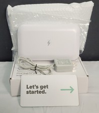 PhoneSoap 3 UV Cell Phone Sanitizer Universal Cell Phone Charger Box, White