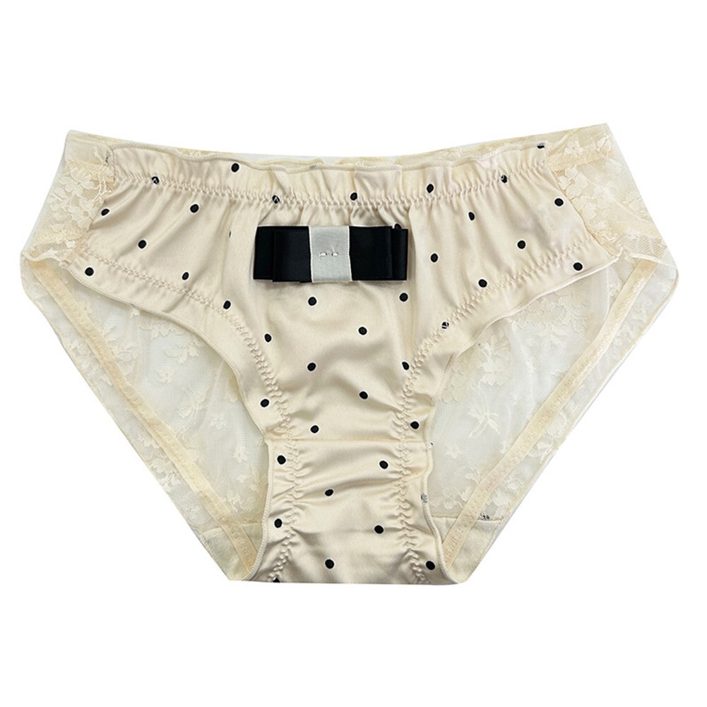 Women Satin Ruffles Panties Bow Tie Cute Underwear Knickers Breathable Briefs eBay