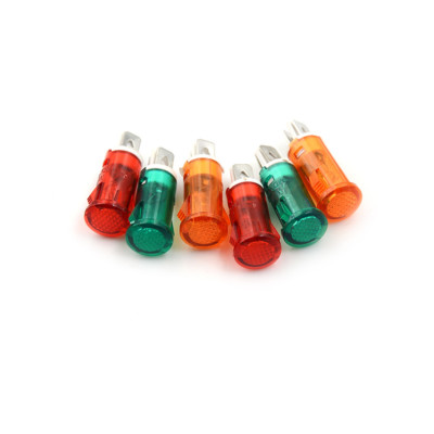 10X Signal Lampe 10mm Rot Grün Gelb LED Lampe Kontrollleuchte 12V 24V 220V QR.wy