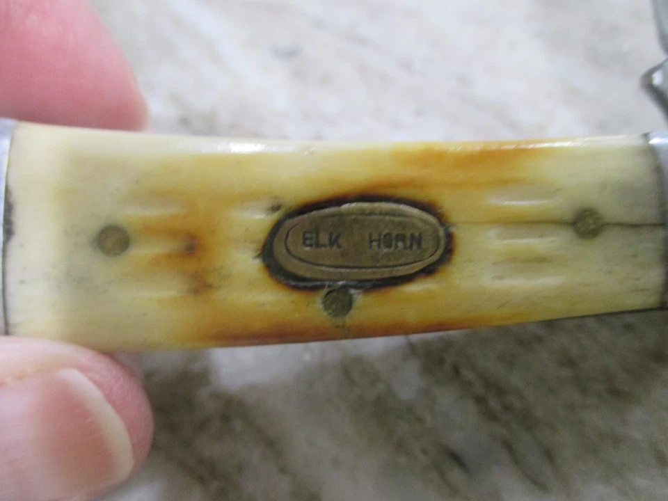 Double Blade Elk Horn 2" Knife by Taylor Cutlery - Image 3 of 4