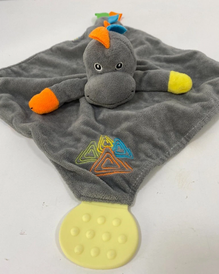 Manta de seguridad Stephan bebé dinosaurio manta sensorial amor con etiquetas mordedor Foto 2 de 4