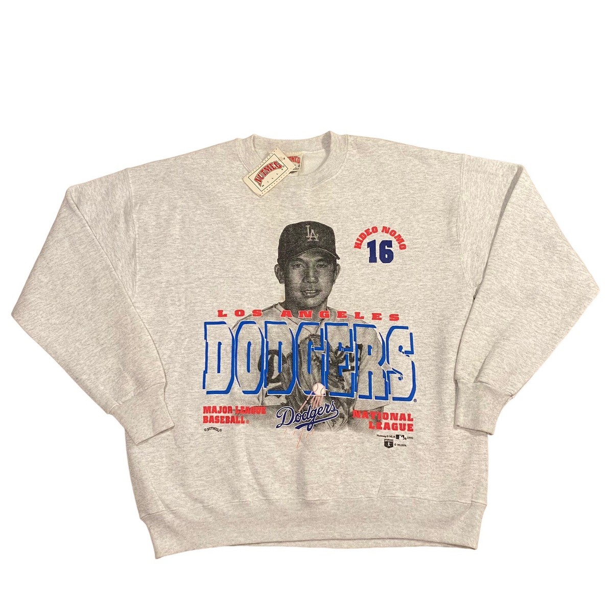NUTMEG Dodgers NOMO 16 スウェット Vtg Los Angeles Dodgers Baseball Hideo Nomo #16 Nutmeg
