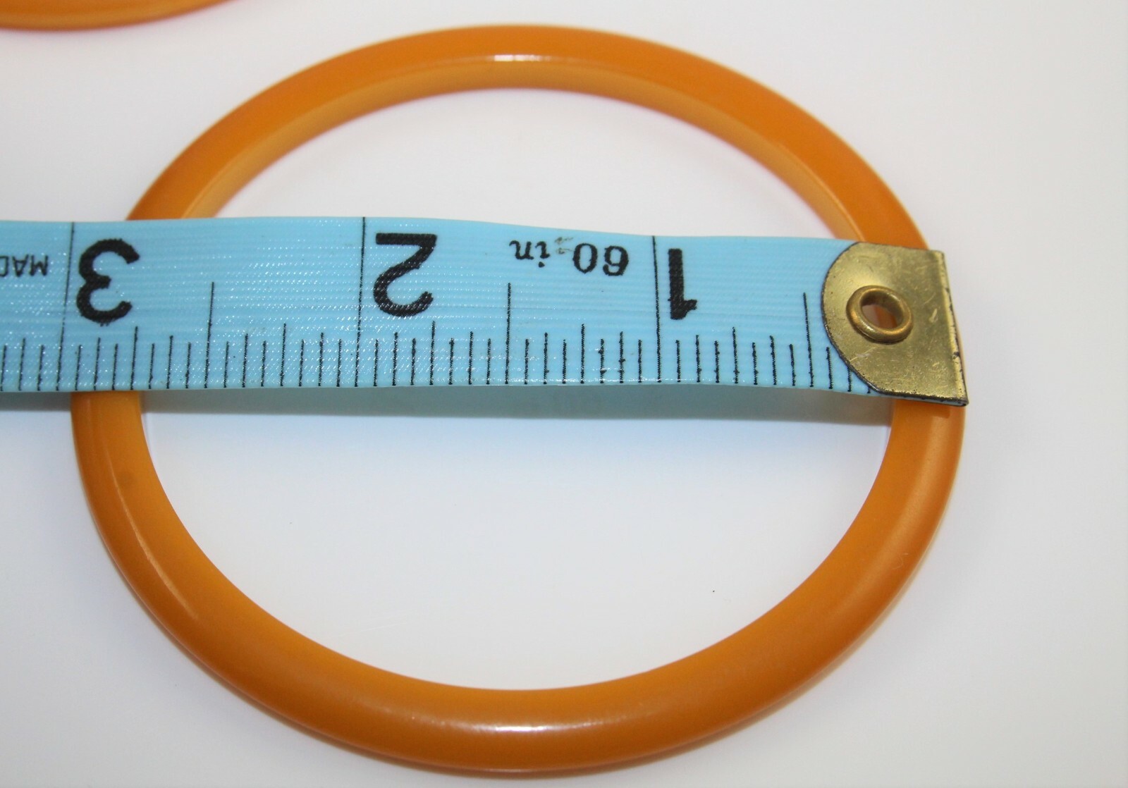 Two Butterscotch Bakelite Layering Bangle Style B… - image 6
