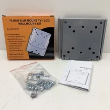 Vesa LCD-201 Flush Slim Mount TV / LCD Screen Low Profile Wallmount Wall Mount