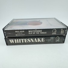 Lot of 2 Whitesnake Cassettes - Slip of the Tongue - 1980s Hair Metal