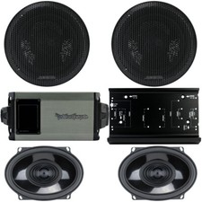 Rockford Fosgate HD14CVO-STG2 Harley-Davidson CVO 4-Speaker  Amplifier Kit