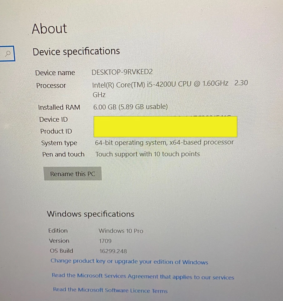 华硕超极本型号 Q501LA_英特尔 i5-4200 CPU @ 1.60 GHz_6GB RAM_750GB 硬盘 — 第 2/4 张图片