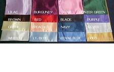 King size Bridal Satin Conventional FITTED SHEET ONLY 15" drop 76" W x 80" L