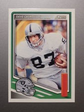 2025 Panini Score - DAVE CASPER - OAKLAND RAIDERS - CARD # 83