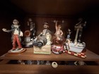 Assorted Collectible Clown Figurines Decor Lot w/ Collector Plates & Art — photo 6