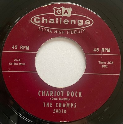 THE CHAMPS - CHARIOT ROCK / SUBWAY - original US CHALLENGE