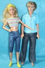MATTEL BARBIE KEN PUPPE K23 FASHIONISTAS PAAR KNIEGELENK HEMD HOSE SCHUHE SHIRT