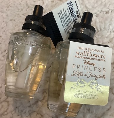 Bath & Body Works~Disney Princess~*Life s A Fairytale*Wallflowers Bulbs Lot of 2