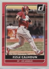 2016 Panini Donruss Pink Border Kole Calhoun #77 o6b