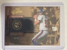 2005 Playoff Absolute Memorabilia - Canton Absolutes Eli Manning #CA-9 Gold /150