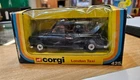 Vintage Corgi Black London  Taxi 425 In Original Box