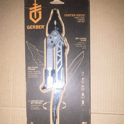 Gerber Center-Drive Stainless Steel Multi-Tool w/ Sheath & Bit Set