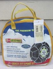 Les Schwab Quick Fit Sport 2324 Diamond Pattern Tire Chains Light Trucksuv New