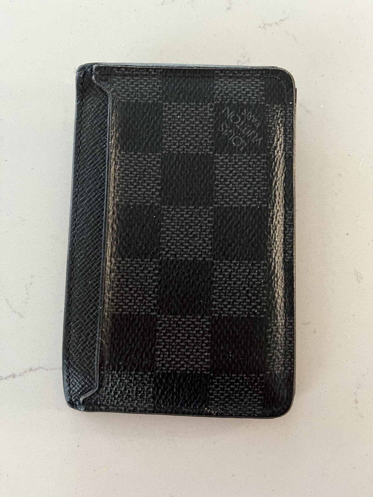 Louis Vuitton Damier Graphite Card Holder 100% Authentic!