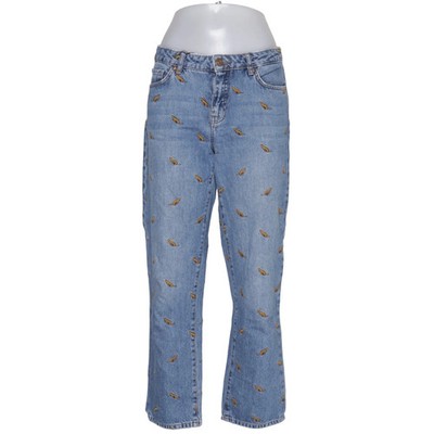 Sissy-Boy, Jeans, Größe: 50, Blau/Mehrfarbig, Print, Denim, Damen #LEN